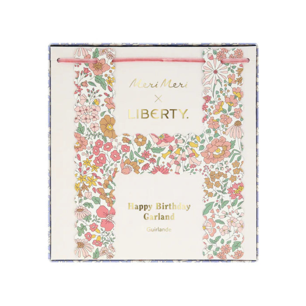 Meri Meri x Liberty guirlande, Happy Birthday