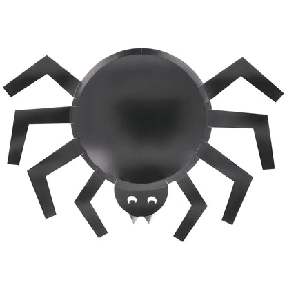 Meri Meri paptallerkener, Halloween, Spider - 8 stk.