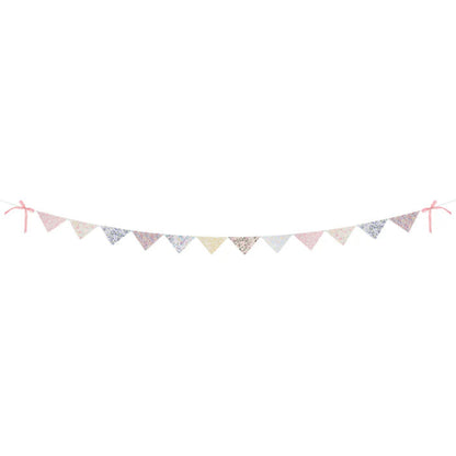 Meri Meri x Liberty guirlande, Bølgekant - 3,4 m