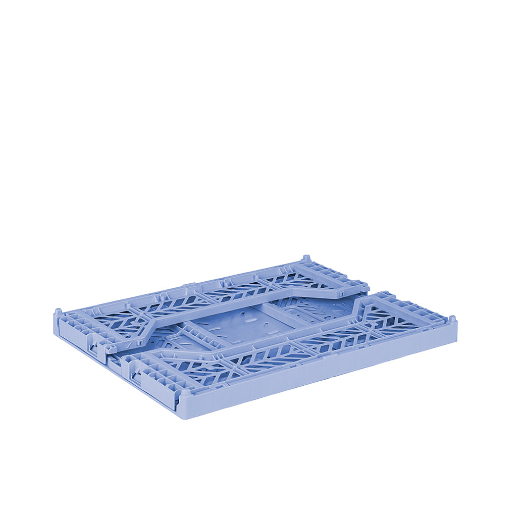 Aykasa Midi Folding Crate, Baby Blue