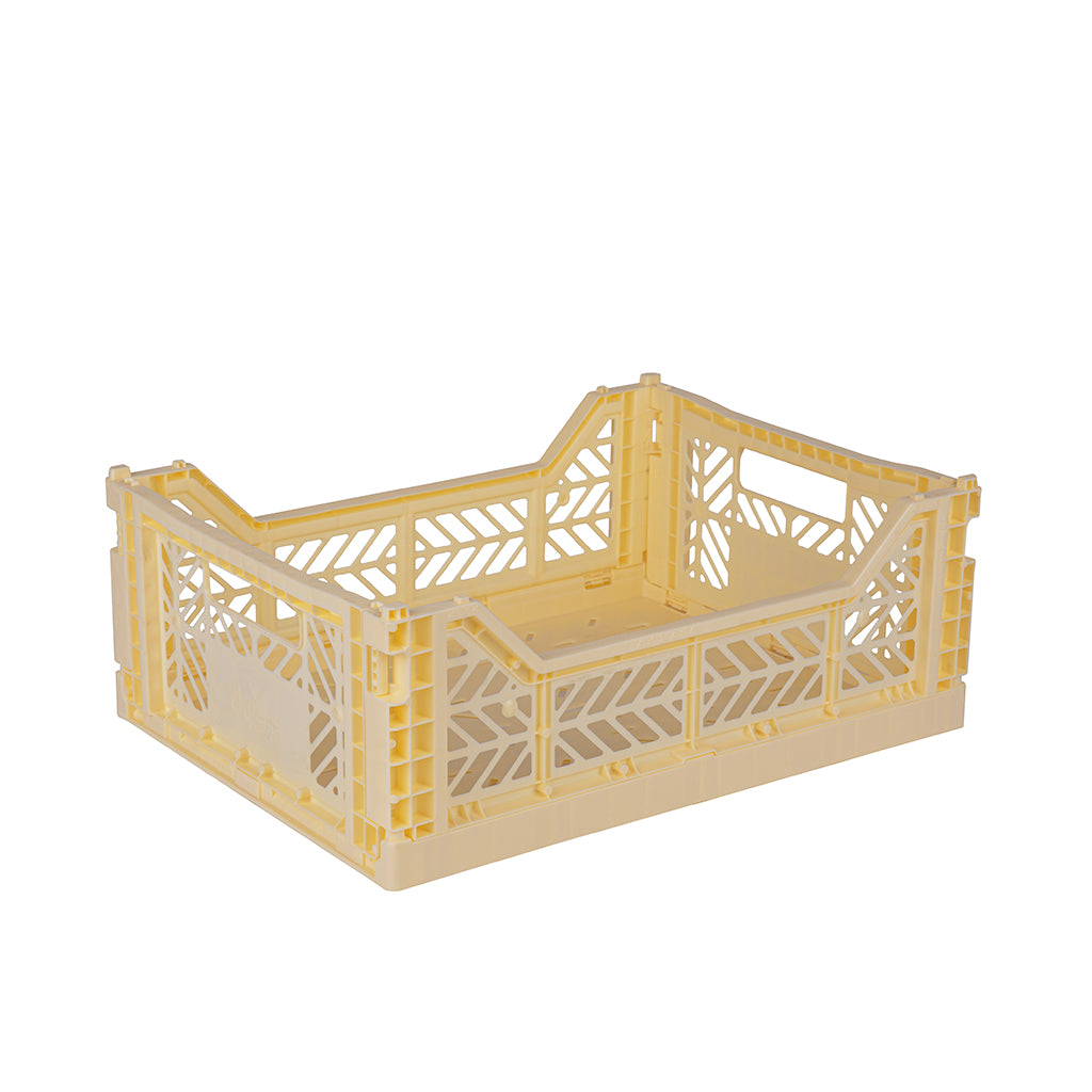 Aykasa Midi Folding Crate, Banana