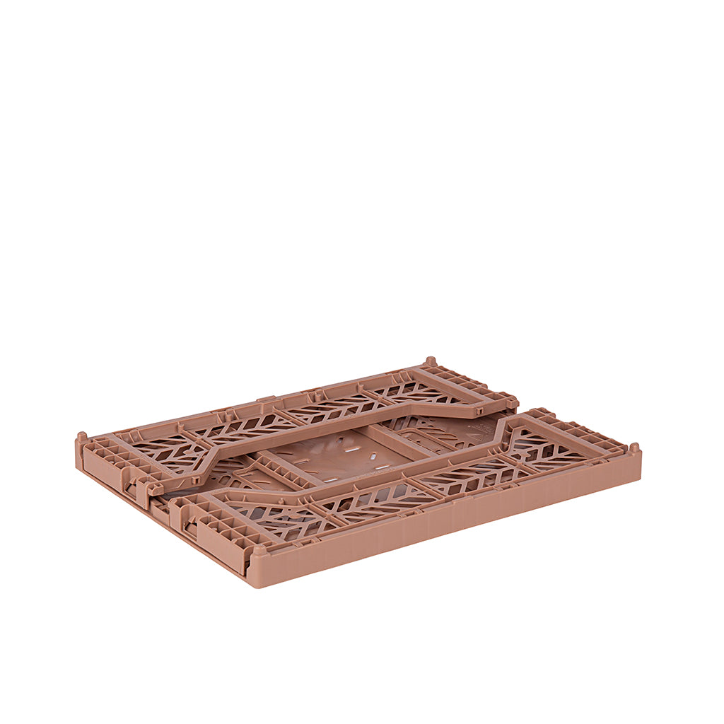 Aykasa Midi Folding Box, Warm Taupe