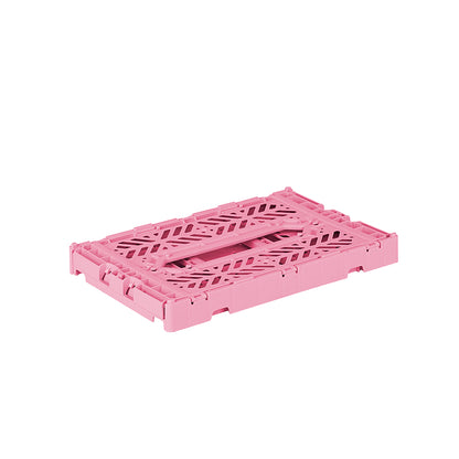 Aykasa Mini Folding Crate, Baby Pink