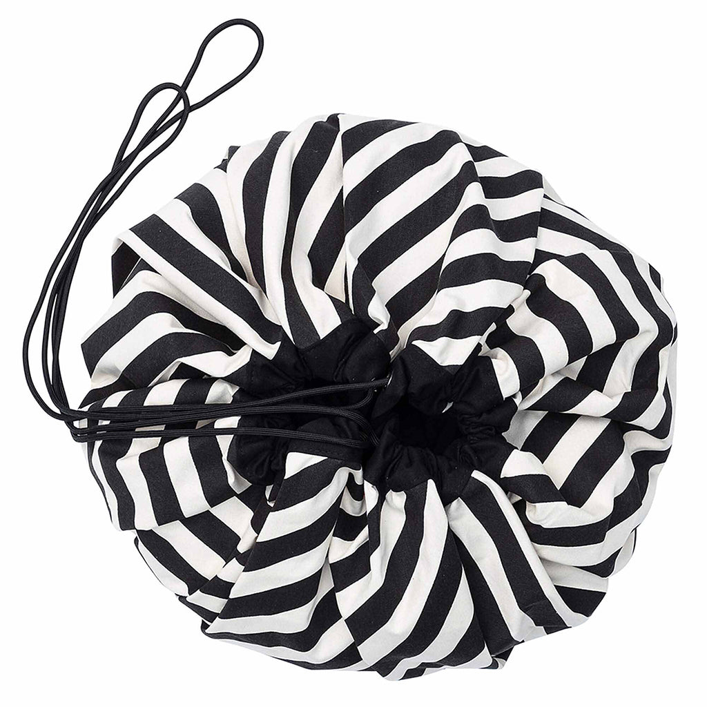 Play&amp;Go To-i-én tæppe, Stripes black