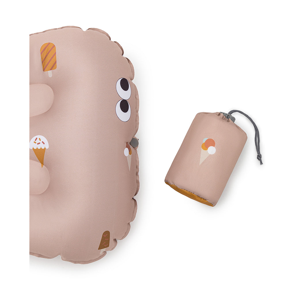 Noui Noui Have a seat, Inflatable Seat Cushion for Kids - Ice Cream Rose