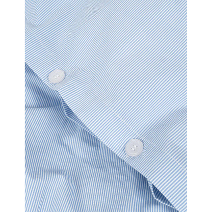 Studio Feder voksensengetøj, økologisk - Milk stripe XL