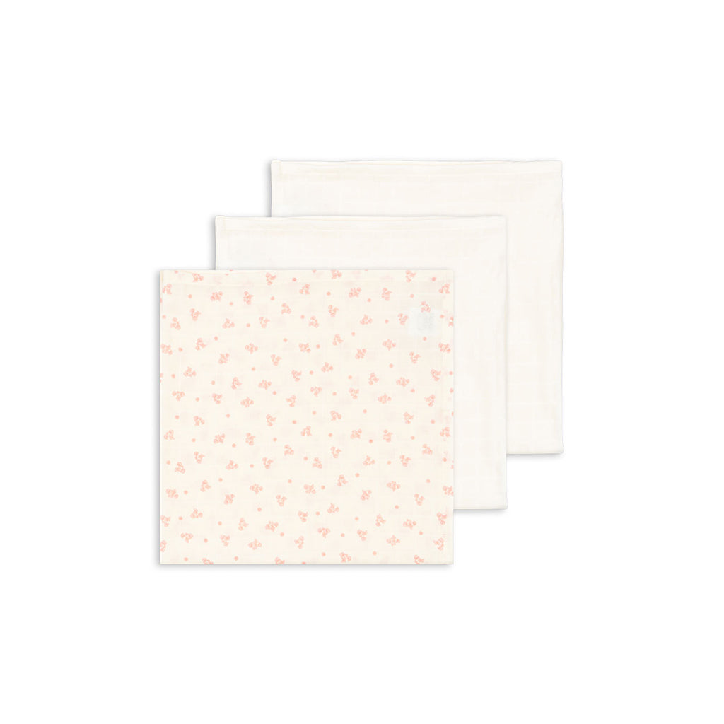 Fanga Fontana Bellini Muslin Cloths, Organic Muslin, 3-Pack - Ilmia