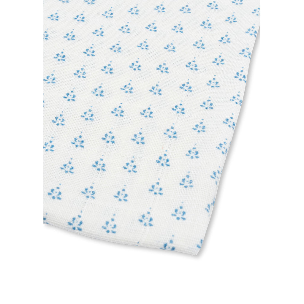 Fanga Fontana Bellini stofble, økologisk muslin, 3-pak - Punto blue