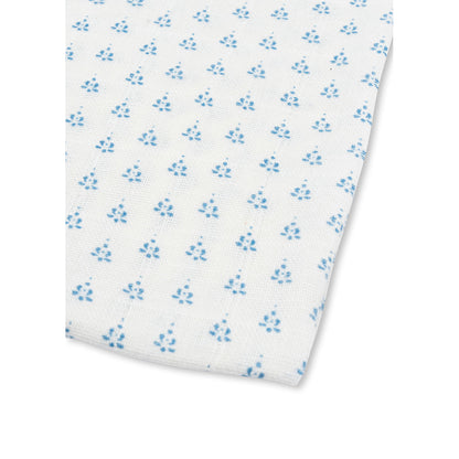 Fanga Fontana Bellini stofble, økologisk muslin, 3-pak - Punto blue