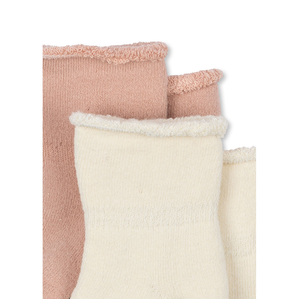 Fanga Fontana Vicino Baby Socks, 2-Pack - Cameo Rose - Size 15-21