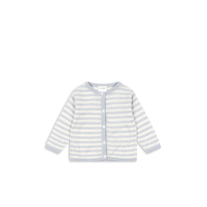 Fanga Fontana Venti baby cardigan, økologisk, Gray dawn  - str. 1 - 9 mdr.