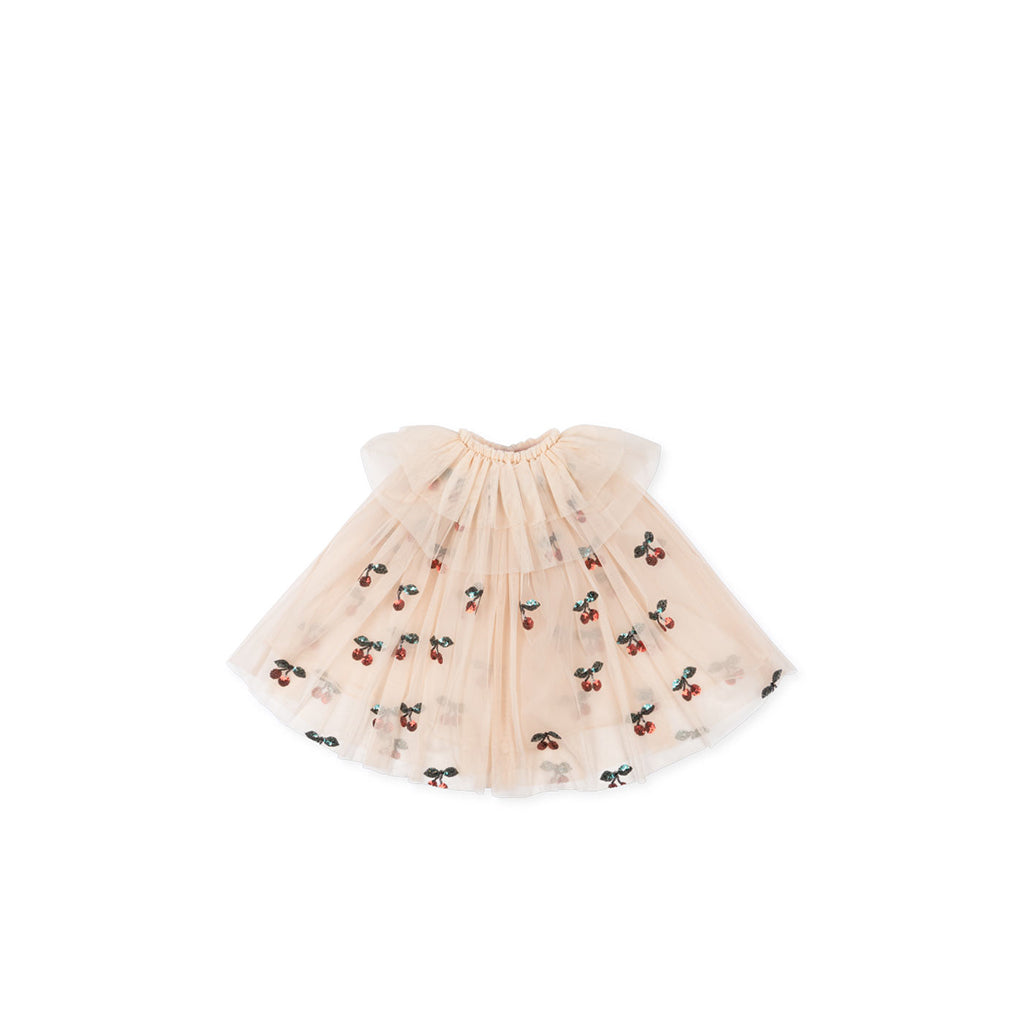 Konges Sløjd Glitter Fairy Costume, Ma Grande Cerise, Cape and Shoes - Shoe Size 23-30