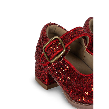 Konges Sløjd Glitter Fairy Costume, Ma Grande Cerise, Cape and Shoes - Shoe Size 23-30