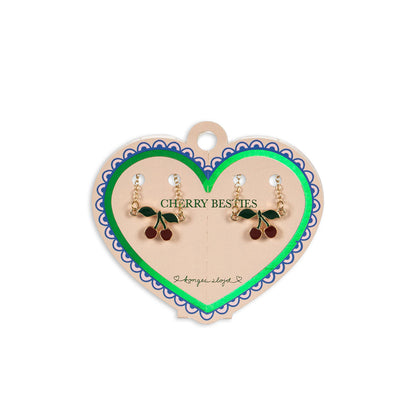 Konges Sløjd Bracelet Duo, 2-Pack – Cherry Bestie