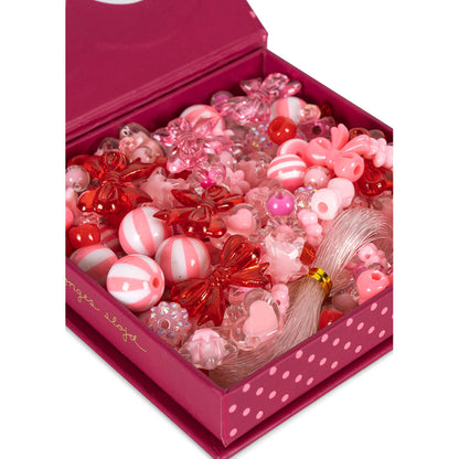 Konges Sløjd Perlesæt, DIY smykker - Pink