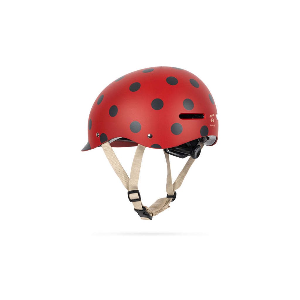 Konges Sløjd cykelhjelm, Ladybug- Str. 2-4 eller 4-8 år