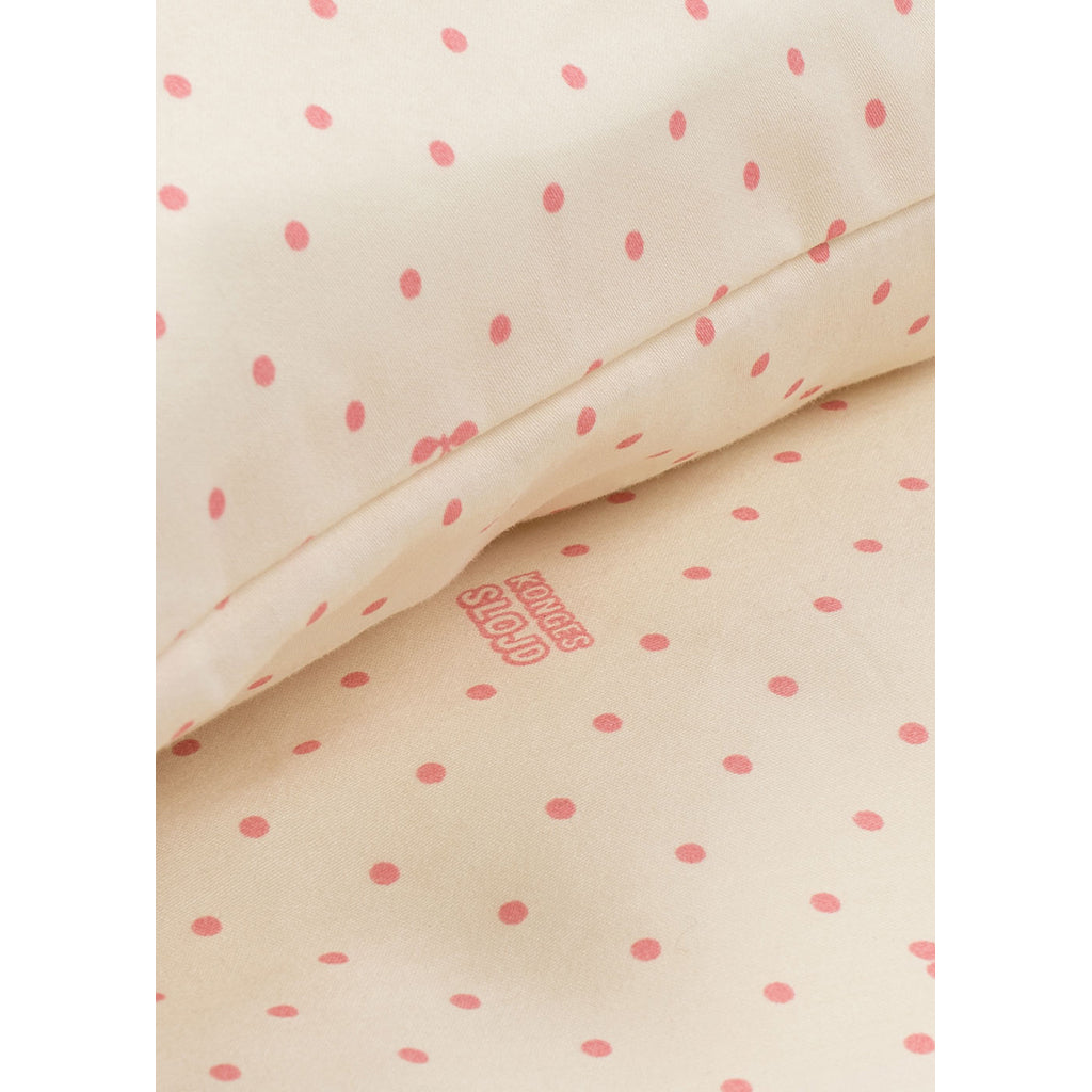 Konges Sløjd junior bedding, organic GOTS - Cherry dot