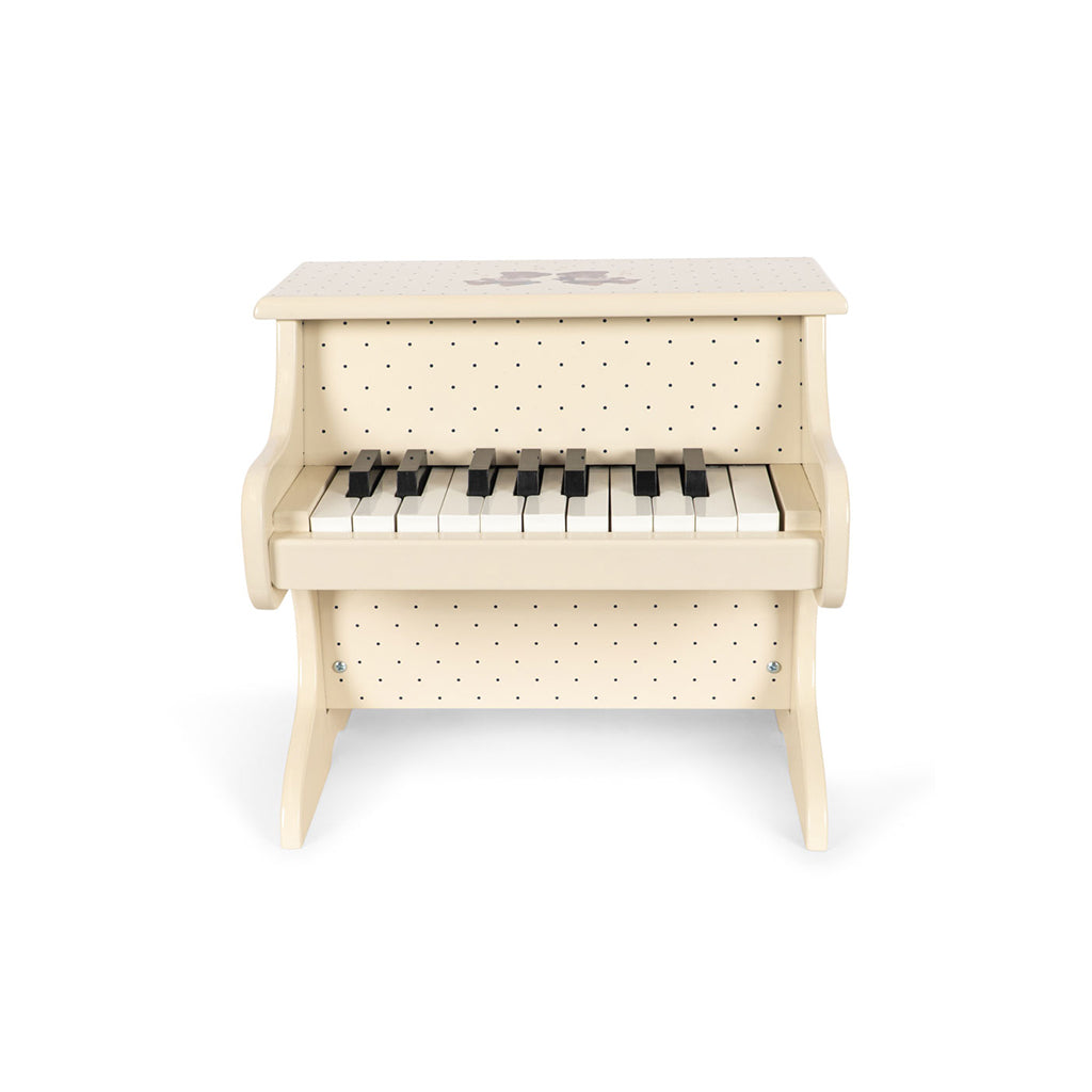 Konges Sløjd piano, klaver i træ - Teddy bear