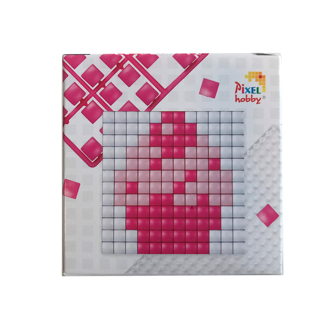 Pixel mosaic XL perler cupcake motiv til børn