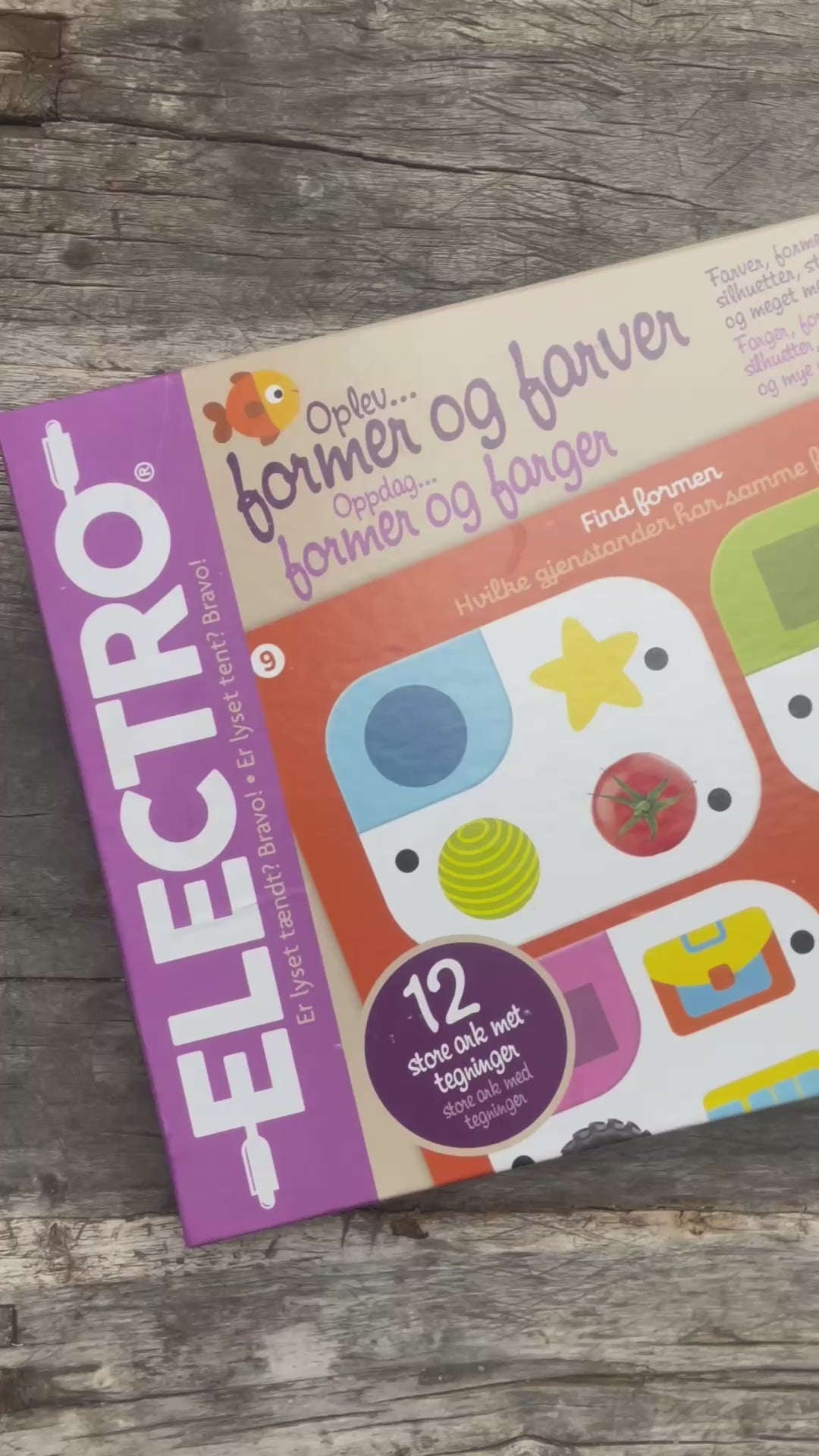 Jumbo Electro Farver og former, leg og lær (Dansk og Norsk)