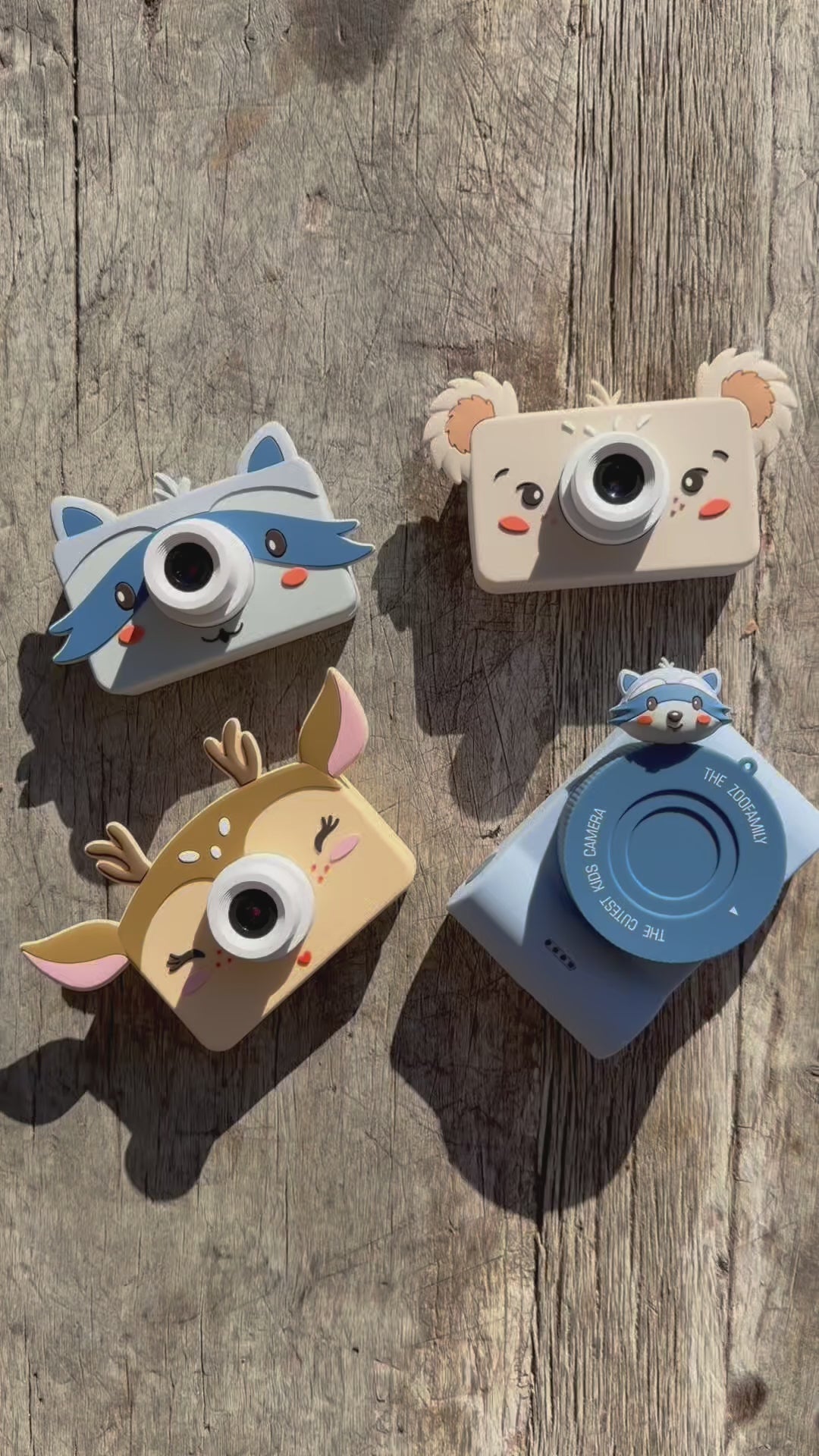 The ZooFamily, Zoo Print, 3-in-1 Camera with Print Function, Ages 5-11 – Vaskebjørn