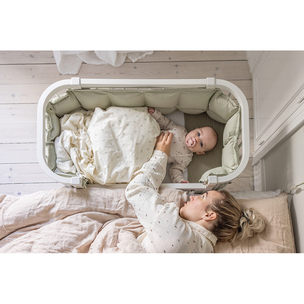 Sebra babyseng, Bedside Crib - Classic white