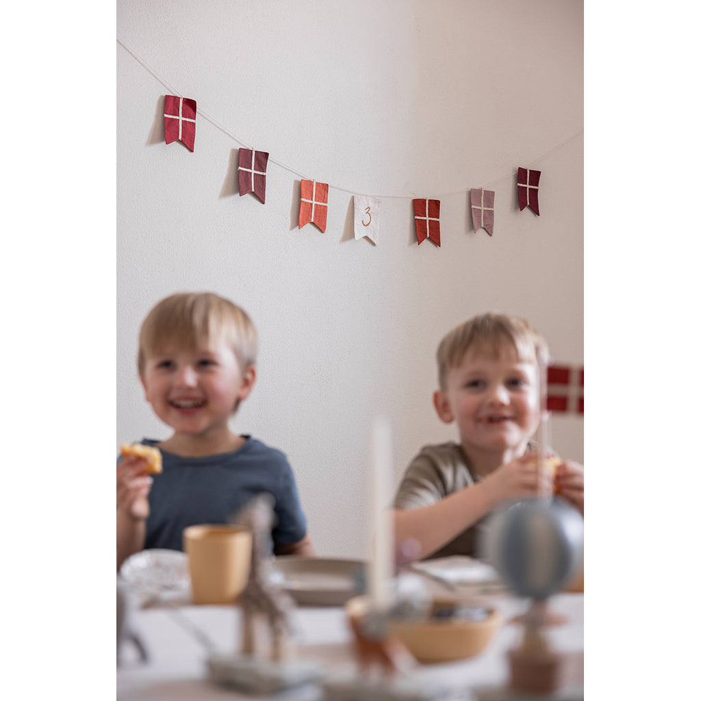 Sebra Flag Garland, Birthday Banner with Numbers 0-9