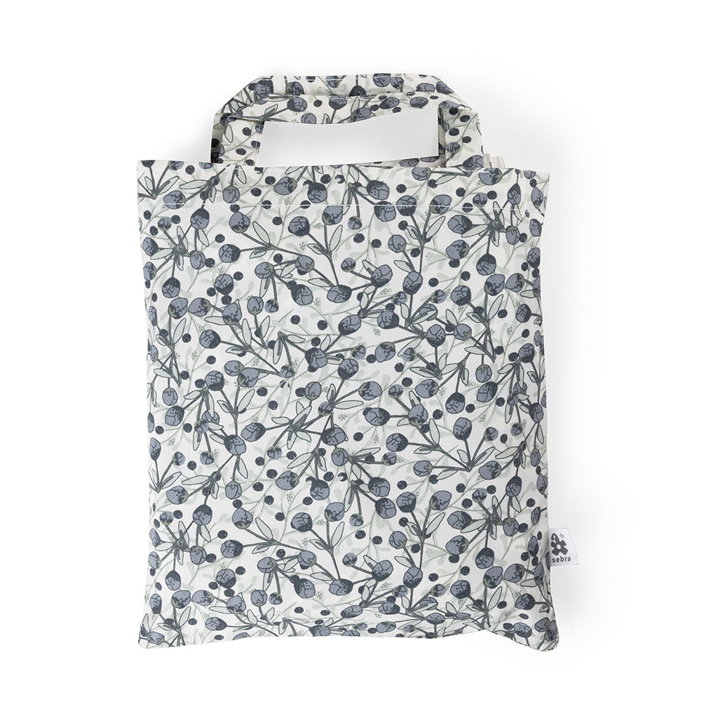 Sebra Baby Bedding, Organic - Blue Olive