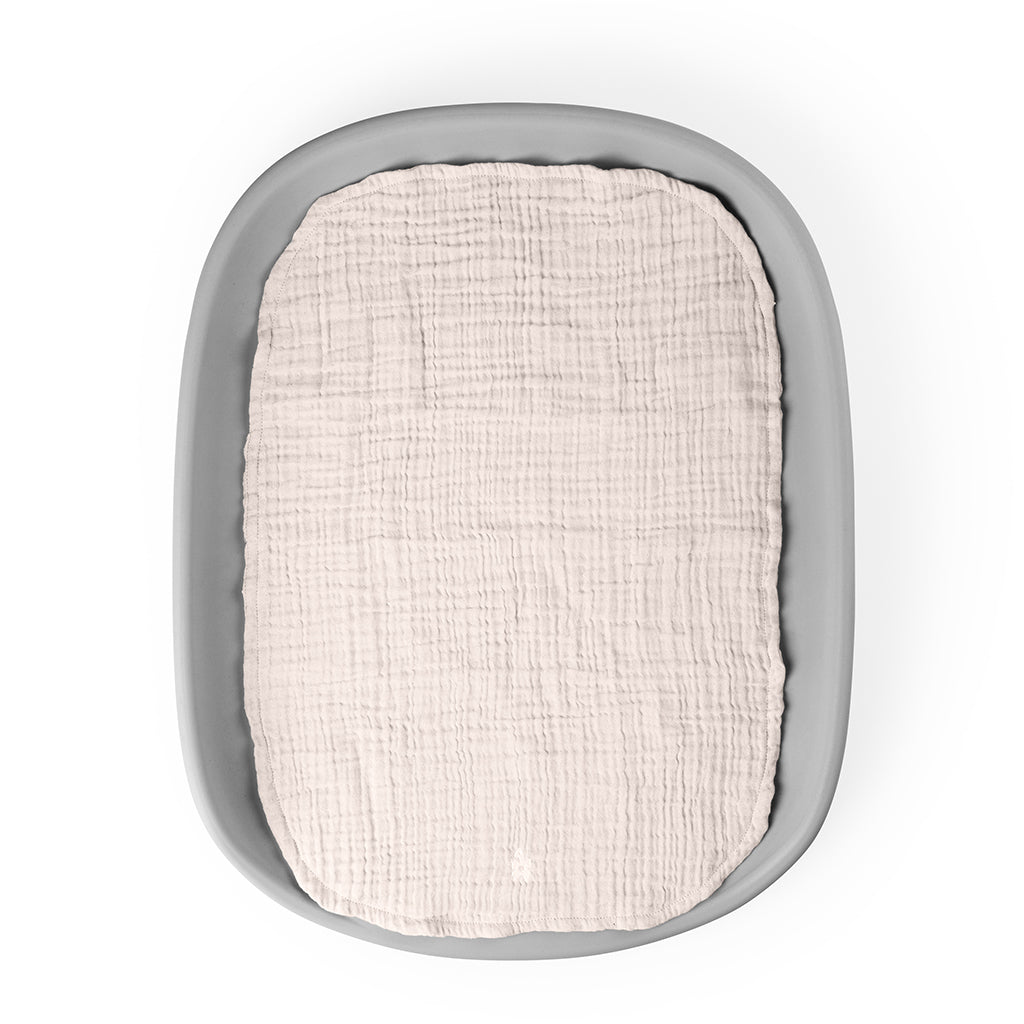 Sebra 6-Layer Muslin Changing Pads, Set of 2 - Rose