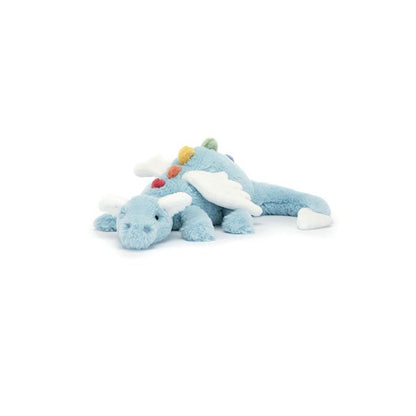 Jellycat Drage bamse, Sky dragon - 50 cm