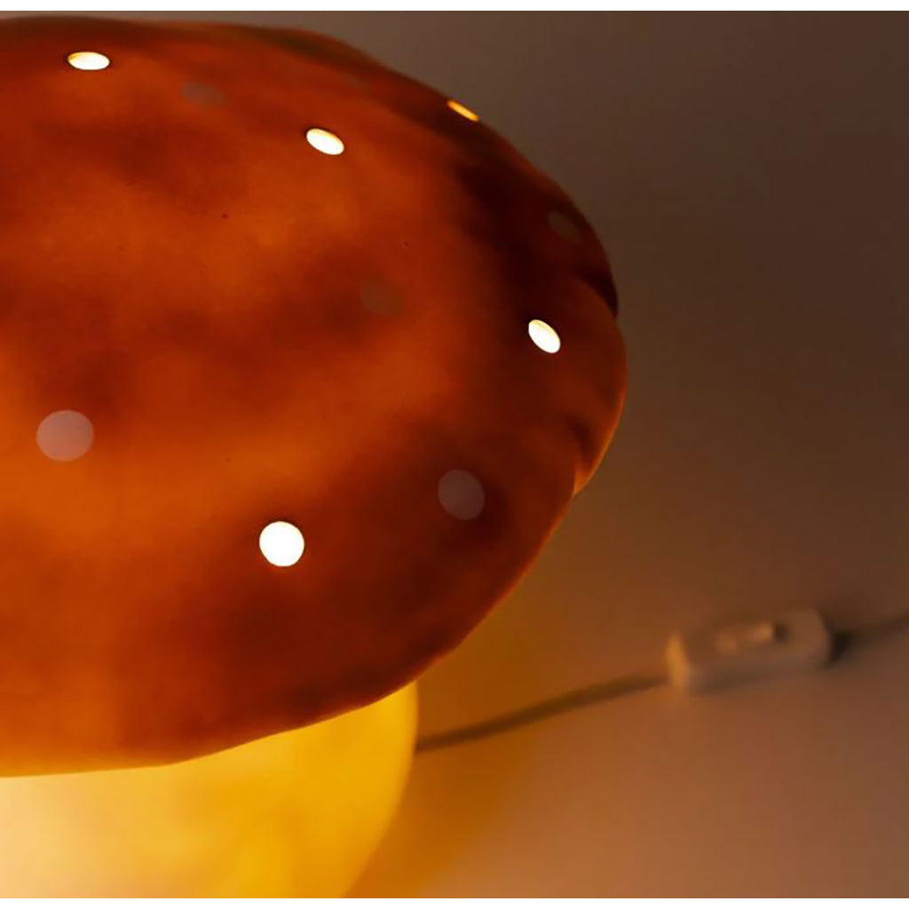 Mushroom Lamp, Large Toadstool - Terra
