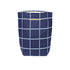 Nobodinoz Vibes opbevaringskurv, large - Navy blue windowpane