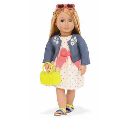 Our Generation Doll Clothes, Deluxe Dress with Hearts