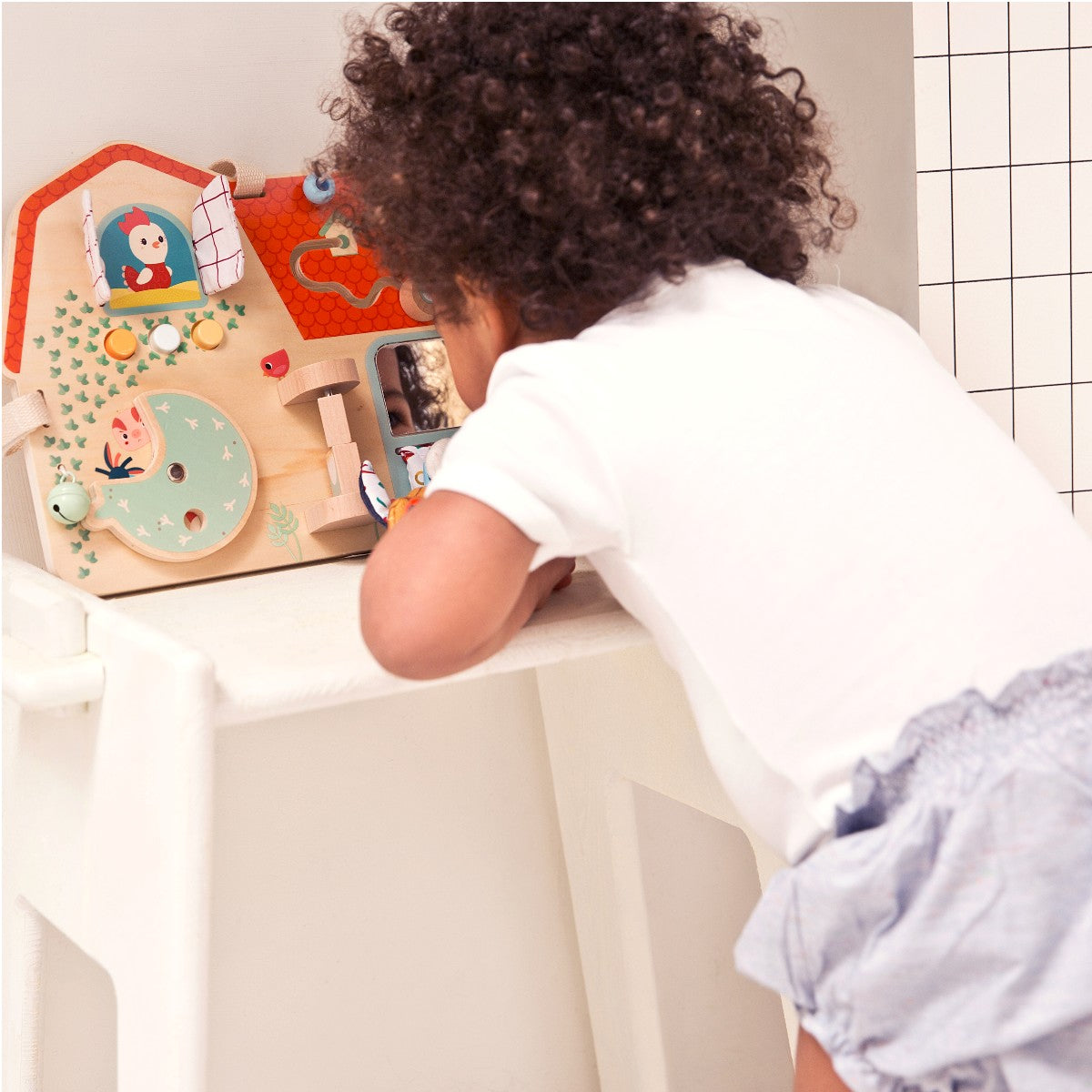 Lilliputiens Wooden Activity Panel, Farmyard