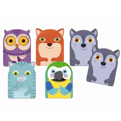 Djeco Card Game for Little Ones, Find the Family