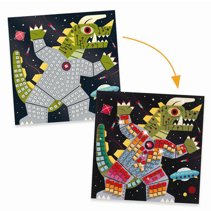 Djeco Creative Mosaic, Space Battle