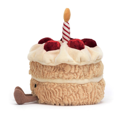 Jellycat Soft Toy, Amuseable Birthday Cake – 16 cm