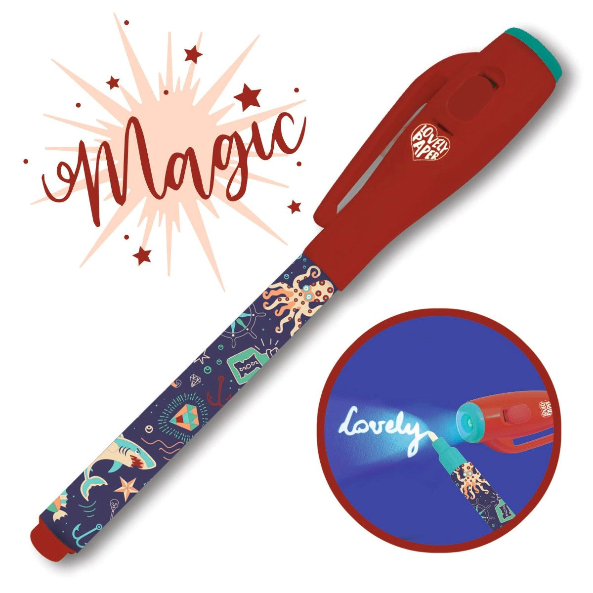 Djeco Lovely Paper, Steve magic pen