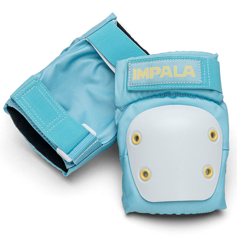 Impala Protective Gear for Roller Skating, Adult, Sky Blue/Yellow - Size S