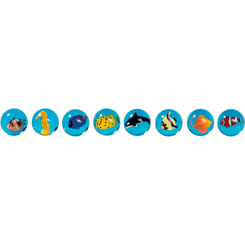 Goki Bouncy Ball with 3D Fish, Assorted Models