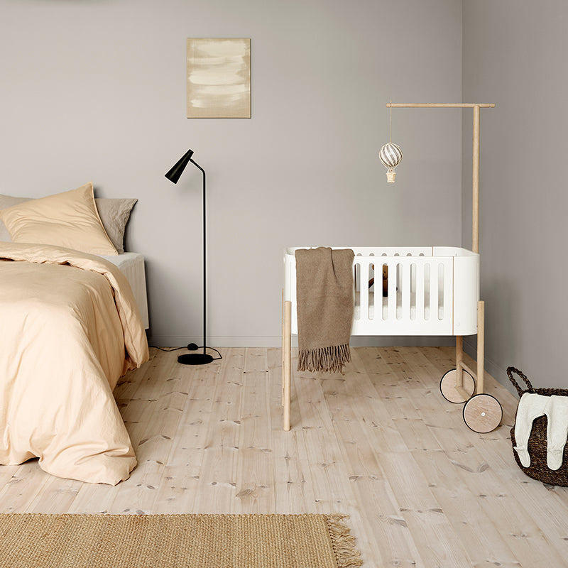 Oliver Furniture, Wood Co-sleeper, Cradle and Bench - Multifunctional Baby Bed