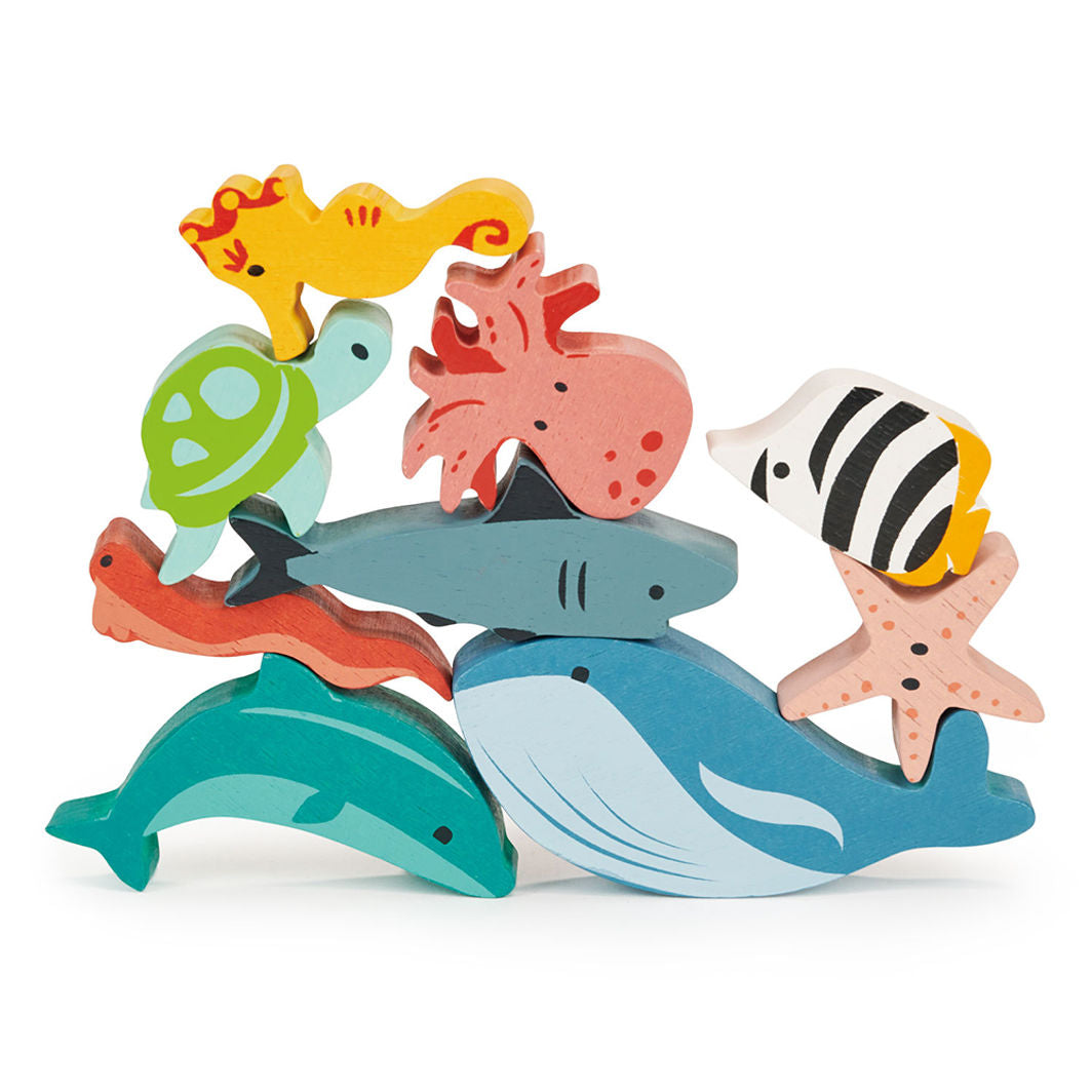 Mentari, Stackable Toy - Ocean Theme
