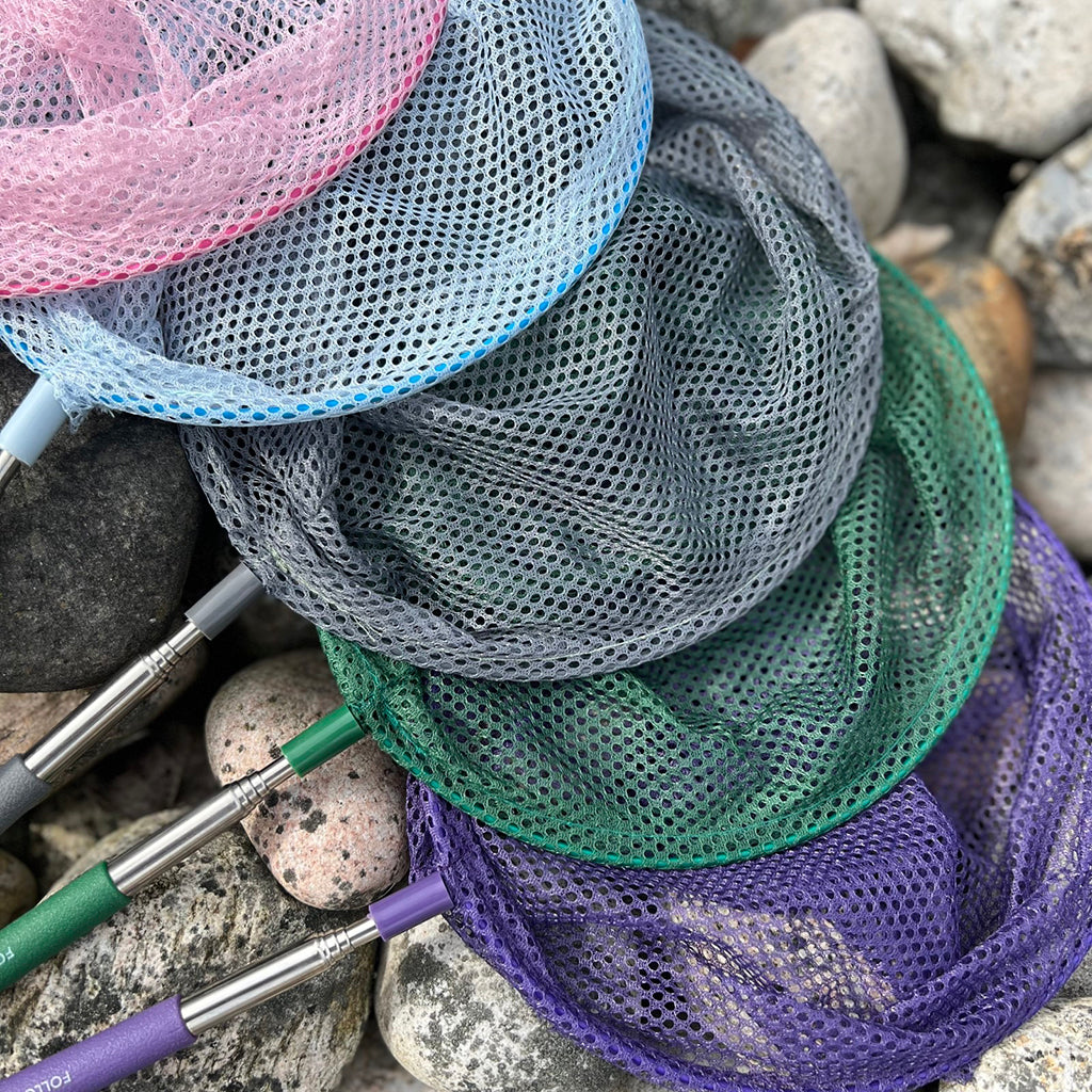 Follow the Duck, Telescopic Fishing Net - Dark Purple