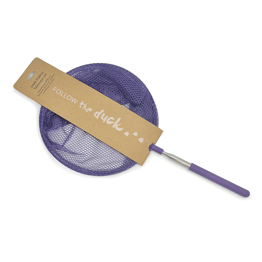 Follow the Duck, Telescopic Fishing Net - Dark Purple