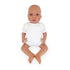 Asi Leo Leonora babydukke 46 cm i hvid bodystocking