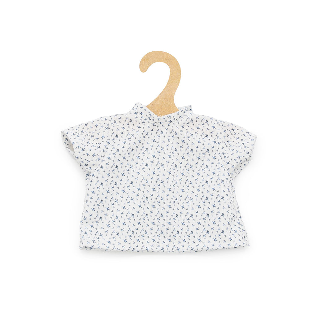 Así dukketøj til Leonora babydukke, str. 46 cm, Kortærmet t-shirt - Vintageprint