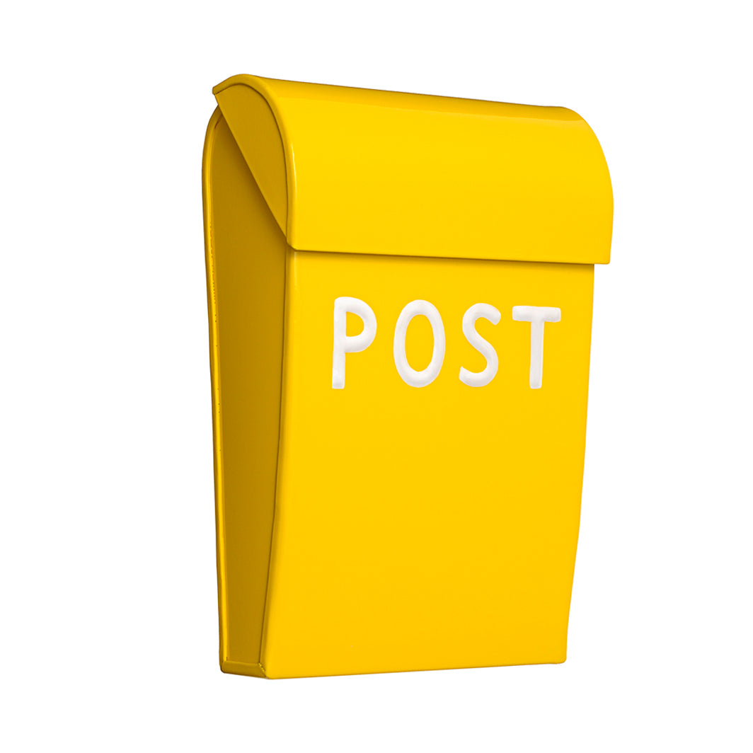 Bruka Design postkasse, Mini - Gul