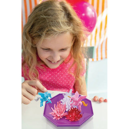 4M Experiment Kit, Crystal Growing, Magical Unicorn Terrarium – For Ages 10 and Up