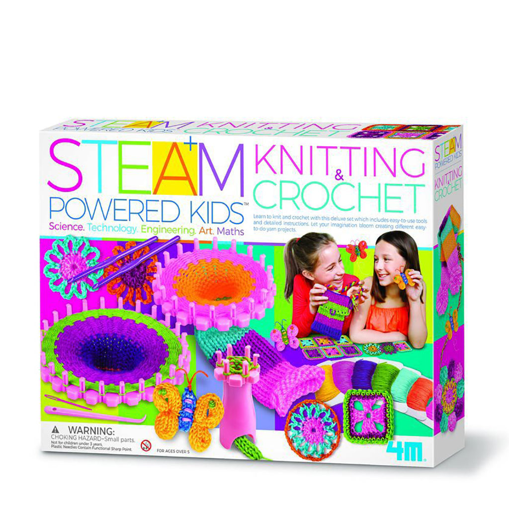 4M Steam powdered kids/ Hækle og strik