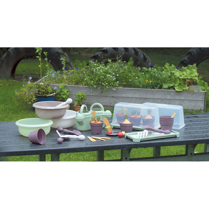 Dantoy Bioplast, Green Garden - Nursery Set, 51 Pieces